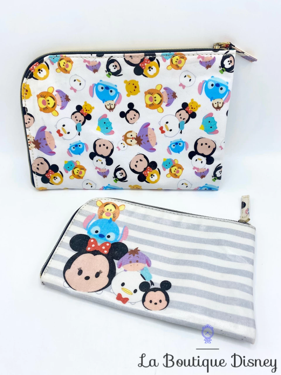 Pochettes Tsum Tsum Disney Store Blanc Trousse Maquillage 3 Pochettes Tsum Tsum Disney Store Blanc Trousse Maquillage