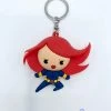 Porte Clés Black Widow Marvel Disney MFG Figurine Plastique Rouge Bleu -Poupées Soldes porte cles captain marvel marvel disneyland paris disney personnage plastique porte clef2
