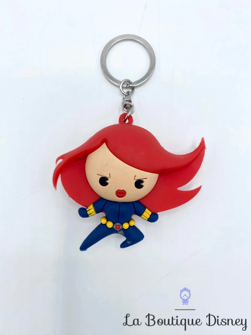 Porte Clés Black Widow Marvel Disney MFG Figurine Plastique Rouge Bleu 3 Porte Clés Black Widow Marvel Disney MFG Figurine Plastique Rouge Bleu