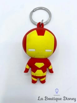 Porte Clés Iron Man Marvel Disney MFG Figurine Plastique Rouge Jaune