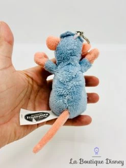 Porte Clés Rémy Ratatouille Disney Gipsy Peluche Rat Bleu -Poupées Soldes porte cles remy ratatouille peluche disney pixar gipsy rat bleu souris 6
