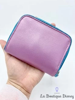 Porte Monnaie Anna Elsa La Reine Des Neiges Disney Store Argent Portefeuille -Poupées Soldes porte monnaie anna elsa la reine des neiges disney store violet 3