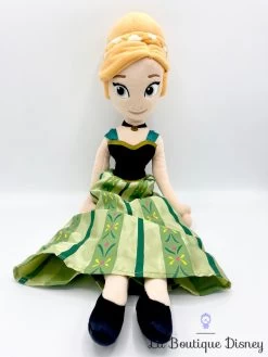 Poupée Chiffon Anna La Reine Des Neiges Disney Store Peluche Robe Verte Cape Hiver 57 Cm -Poupées Soldes poupee chiffon anna hiver robe verte la reine des neiges disney store princesse cape peluche 53 cm 8