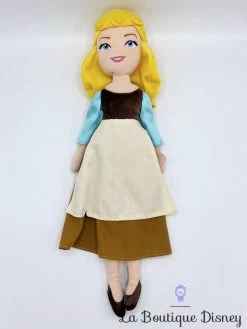Poupée Chiffon Cendrillon Robe De Travail 70e Anniversaire Disney Store Peluche 45 Cm -Poupées Soldes poupee chiffon cendrillon disney store shopdisney peluche robe menage 50 cm 8