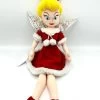 Poupée Chiffon Fée Clochette Noël Rouge Disney Store Peluche Peter Pan écusson 52 Cm -Poupées Soldes poupee chiffon fee clochette noel robe rouge disney store ecusson peluche 1