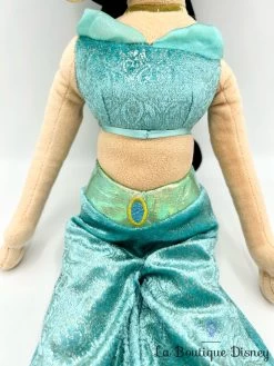 Poupée Chiffon Jasmine Disney Store 2016 Aladdin Peluche Princesse Bleu 54 Cm -Poupées Soldes poupee chiffon jasmine disney store aladdin princesse bleu 4