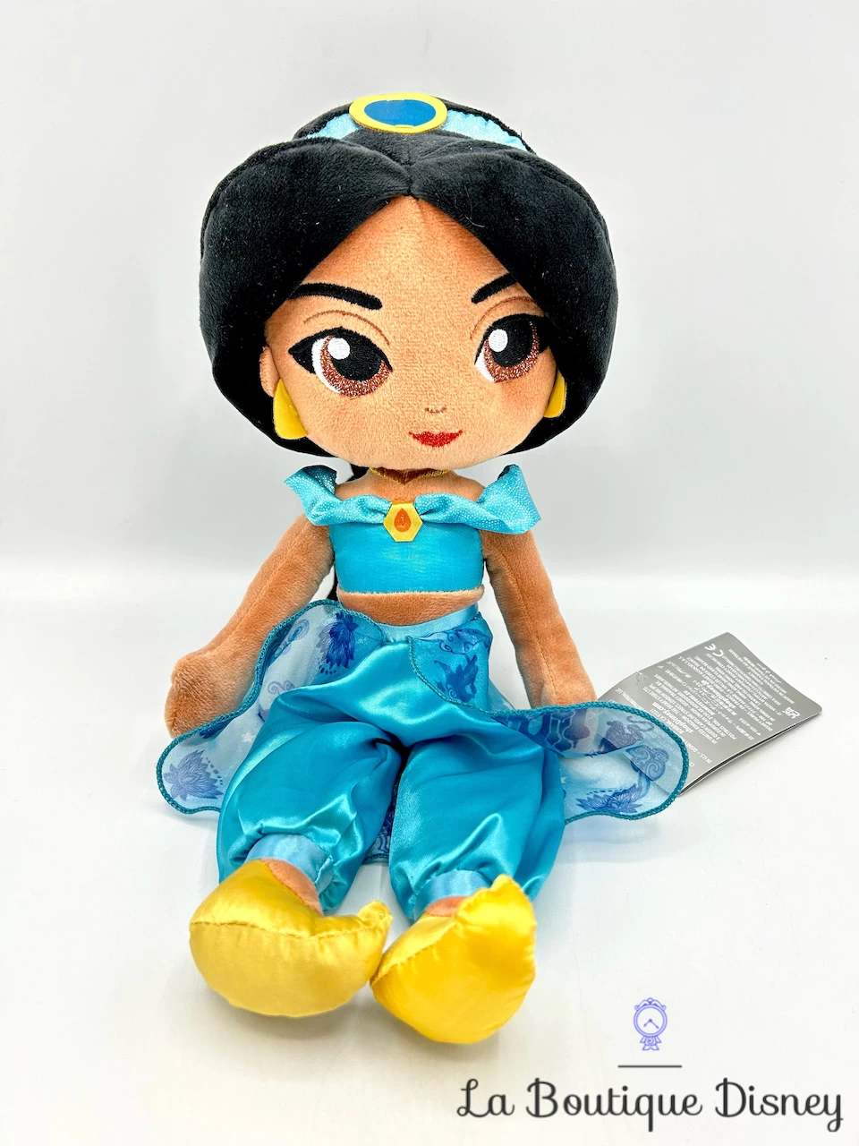 Poupée Chiffon Jasmine Disney Store 2023 ShopDisney Aladdin Peluche Princesse Bleu 38 Cm 3 Poupée Chiffon Jasmine Disney Store 2023 ShopDisney Aladdin Peluche Princesse Bleu 38 Cm