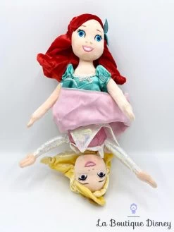 Poupée Chiffon Réversible Aurore Ariel Walt Disney World Disneyland Resort USA Peluche Princesses Double 40 Cm