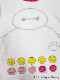 Pyjama Polaire Baymax Les Nouveaux Héros Disney Store Taille 7-8 Ans Pilou Blanc Rose -Poupées Soldes pyjama polaire baymax les nouveaux heros disney store blanc rose pilou 3