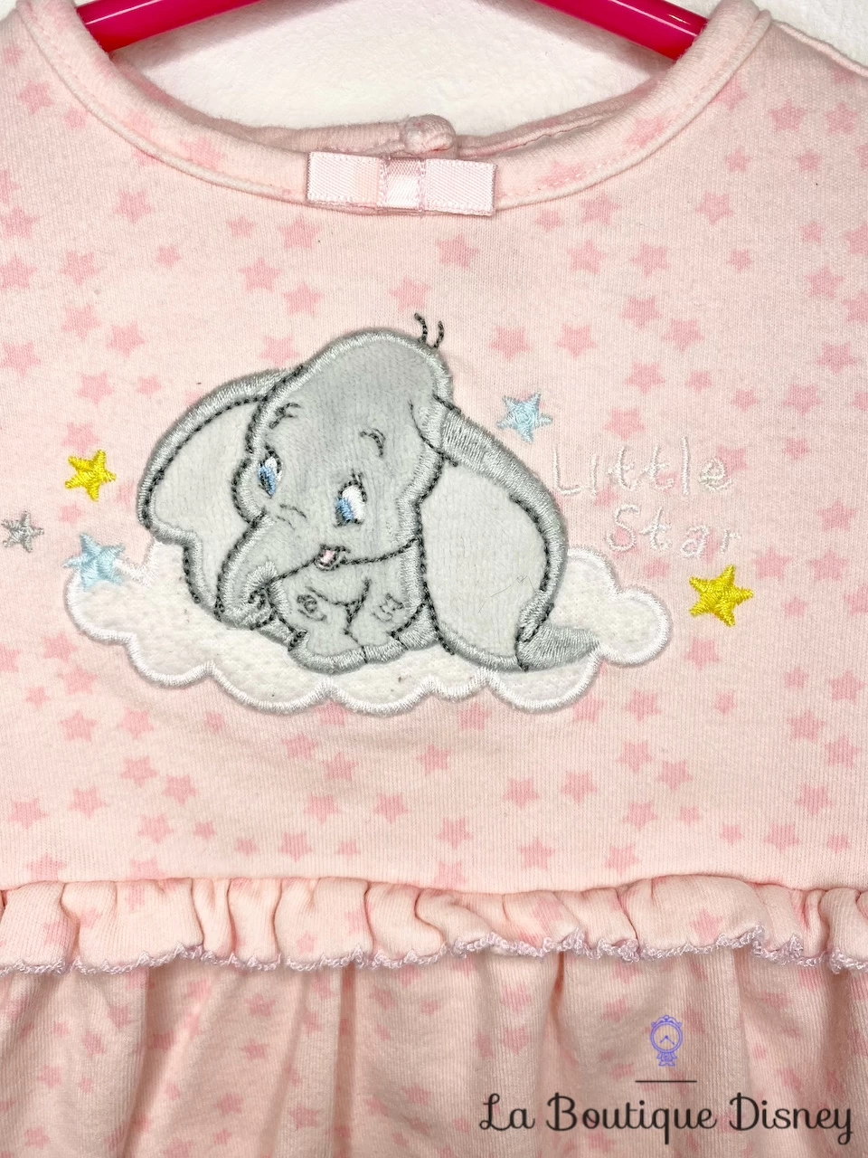 Robe Dumbo Disney Baby By Disney Store Taille 0-3 Mois Rose étoiles Little Star 5 Robe Dumbo Disney Baby By Disney Store Taille 0-3 Mois Rose étoiles Little Star – Image 3