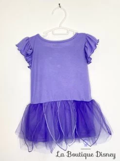 Robe La Fée Clochette Disney Store Taille 2 Ans Violet Voile Fleurs -Poupées Soldes robe fee clochette disney store violet fleur 12