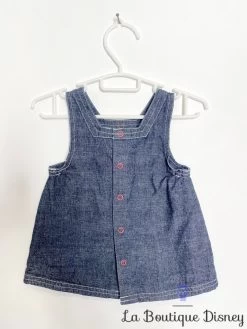 Robe Jean Winnie L'ourson Disney Baby Taille 6 Mois Pooh Broderie -Poupées Soldes robe jean winnie ourson disney baby pooh broderie 3