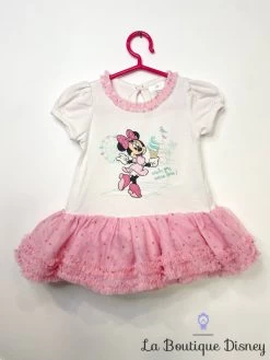 Robe Minnie Mouse Disney Baby By Disney Store Taille 6-9 Mois Tutu Rose Glace Wish You Were Here