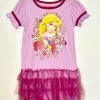 Robe Raiponce Disney Store Taille 4 Ans Princesse Rose Violet Fleurs Tutu -Poupées Soldes robe raiponce disney store taille 4 ans violet princesse rose tutu voile 1