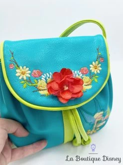 Sac à Main Fée Clochette Disney Store Peter Pan Bandoulière Bleu Vert Fleur -Poupées Soldes sac bandouliere fee clochette disney store jaune bleu peter pan fleurs ete sac a main 3