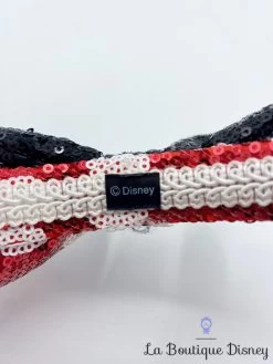 Serre Tête Oreilles Minnie Mouse Sequins Disney Pois Rouge Strass Taille Enfant -Poupées Soldes serre tete oreilles minnie mouse sequins rouge pois disney primark ears enfant 1