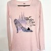 Sweat Shirt Cendrillon Wishes Come True Disney Store Taille XS Rose Chaussure