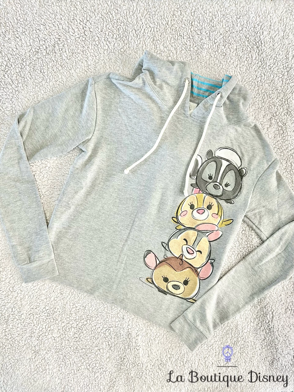 Sweat Shirt Capuche Tsum Tsum Bambi Disney Store Taille XS Gris 3 Sweat Shirt Capuche Tsum Tsum Bambi Disney Store Taille XS Gris