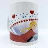 Tasse Anna Elsa La Reine Des Neiges Disney Mug Personality Products Coeur Blanc