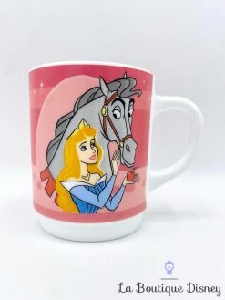 Tasse Aurore La Belle Au Bois Dormant Disney Mug Cheval Rose Coeur