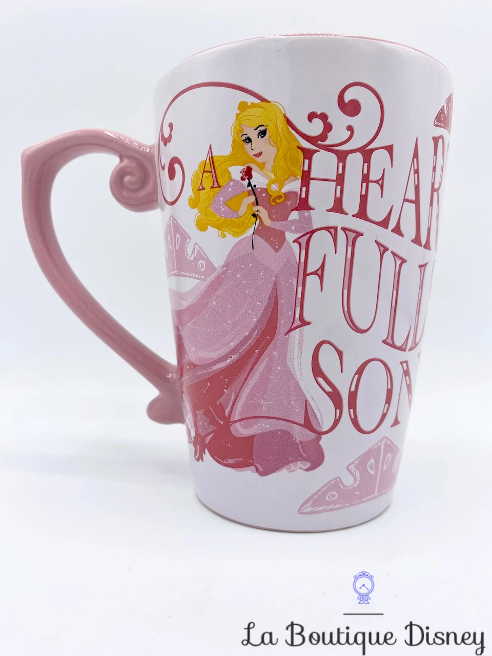 Tasse Aurore La Belle Au Bois Dormant Disney Store Original Mug Rose Heart Full Of Song Fées 3 Tasse Aurore La Belle Au Bois Dormant Disney Store Original Mug Rose Heart Full Of Song Fées