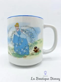 Tasse Cendrillon The Walt Disney Company Japan Mug Marraine La Fée Souris -Poupées Soldes tasse cendrillon disney japan mug vintage porcelaine scene marraine fee 3