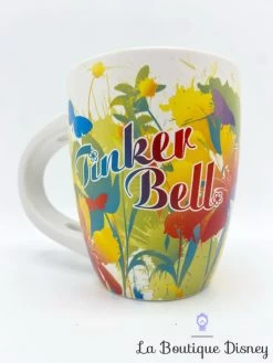 Tasse Fée Clochette TinkerBell Disney Store Mug Peter Pan Fleurs Multicolores -Poupées Soldes tasse fee clochette tinker bell couleurs disney store mug ete fleurs 5