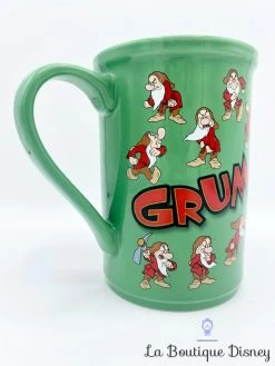 Tasse Grincheux Grumpy Disney Store Mug Blanche Neige Et Les Sept Nains Vert -Poupées Soldes tasse grincheux grumpy vert rouge disney store mug blanche neige 2