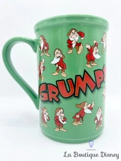 Tasse Grincheux Grumpy Disney Store Mug Blanche Neige Et Les Sept Nains Vert -Poupées Soldes tasse grincheux grumpy vert rouge disney store mug blanche neige 3