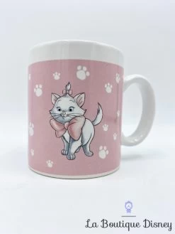 Tasse Marie Les Aristochats Disney Mug Expresso Mini Rose Chat Blanc