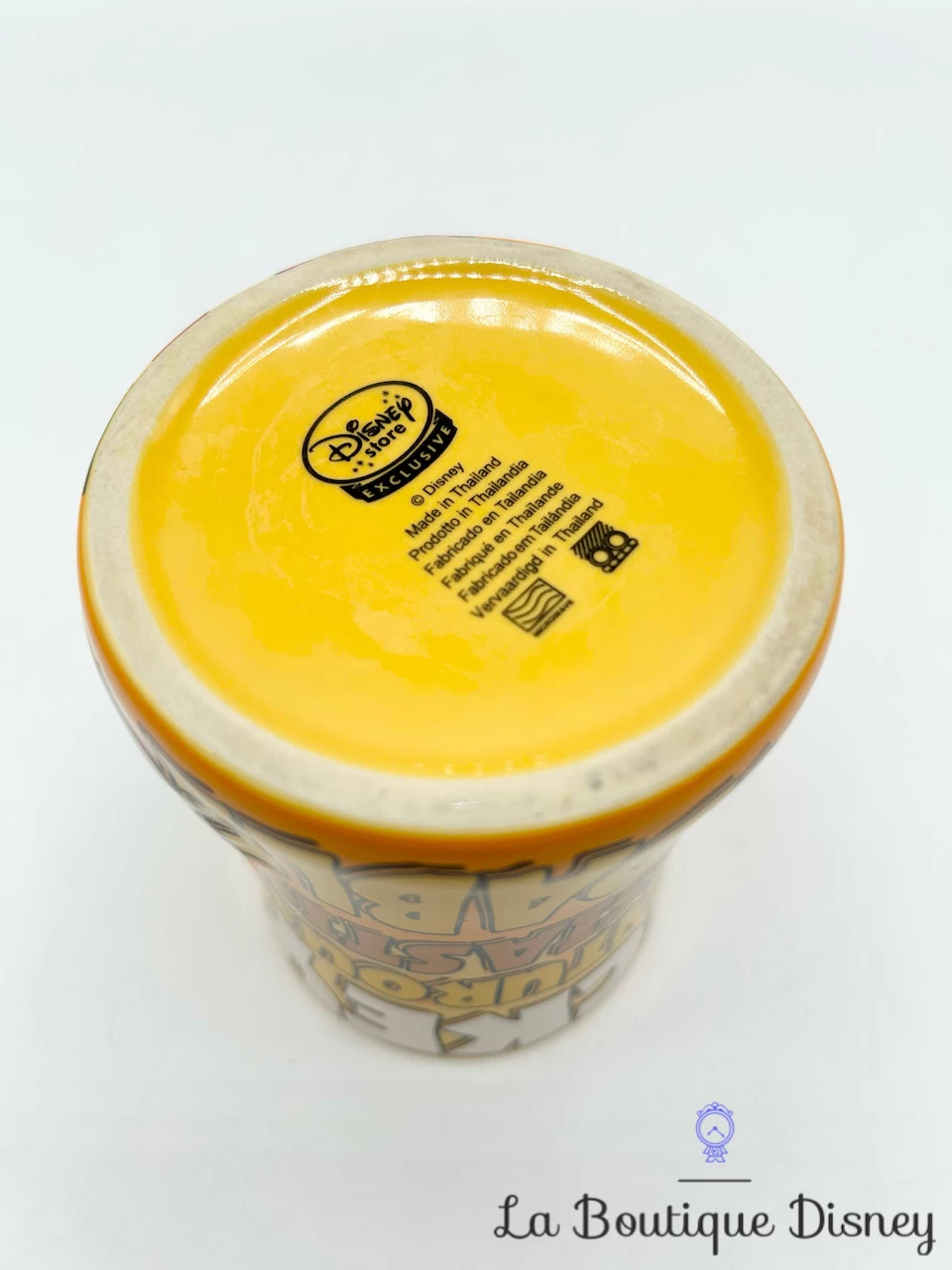 Tasse Mickey Mouse Adventurous Enthusiastic Dependable Disney Store Mug Jaune 8 Tasse Mickey Mouse Adventurous Enthusiastic Dependable Disney Store Mug Jaune – Image 6