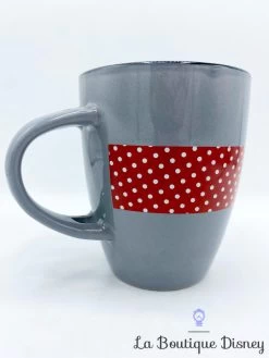 Tasse Minnie Mouse Pois Disney Mug Gris Rouge Noir -Poupées Soldes tasse minnie mouse grise disney mug pois tete 2