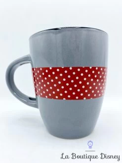 Tasse Minnie Mouse Pois Disney Mug Gris Rouge Noir -Poupées Soldes tasse minnie mouse grise disney mug pois tete 3