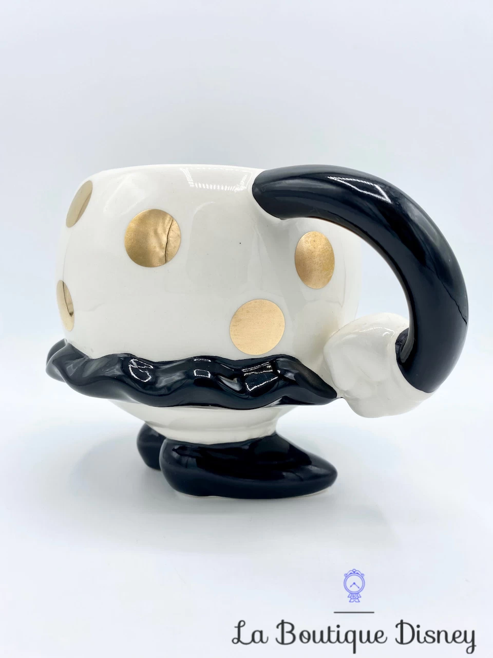 Tasse Minnie Mouse Jupe Disney Mug Noir Blanc Or Pois Relief 3D 6 Tasse Minnie Mouse Jupe Disney Mug Noir Blanc Or Pois Relief 3D – Image 4