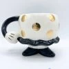 Tasse Minnie Mouse Jupe Disney Mug Noir Blanc Or Pois Relief 3D -Poupées Soldes tasse minnie mouse jupe relief 3d disney mug or blanc noir 7