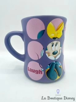 Tasse Minnie Mouse Pois Disney Store Mug Violet Cutie Smile Laugh -Poupées Soldes tasse minnie mouse pois disney store violet rose mug cute laugh smile 4