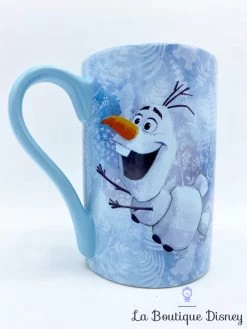 Tasse Olaf La Reine Des Neiges Disney Store Mug Bleu Bonhomme De Neige