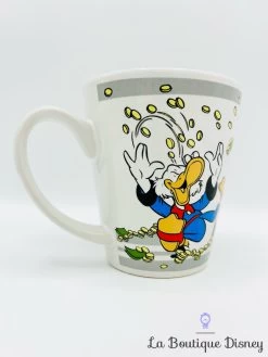 Tasse Oncle Picsou Rapetou Disney Mug Blanc Argent Pièces Monnaie -Poupées Soldes tasse oncle picsou rapetou disney mug vintage blanc argent pieces monnaie 5 3