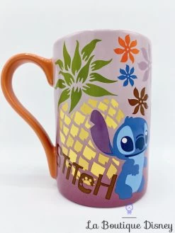Tasse Stitch Disney Store Mug Lilo Et Stitch Monstre Bleu Ananas Relief 3D -Poupées Soldes tasse stitch ananas disney store mug orange 0