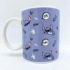 Tasse Stitch Disney Mug Lilo Et Stitch Wow Ok Bleu Violet -Poupées Soldes tasse stitch violet ok disney mug rose bulles bd 1