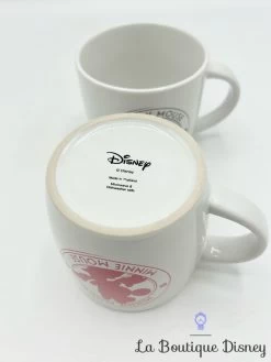 Paire Tasses Mickey Minnie Mouse Disney Mug Duo Souris Gris Rose Blanc -Poupées Soldes tasses duo paire mickey minnie disney mug gris rose ensemble 4