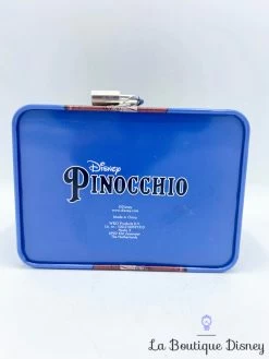 Tirelire Métal Pinocchio Disney WO Products Boite Coffre Bleu Cadenas -Poupées Soldes tirelire metal pinocchio disney wo products coffre bleu cadenas 13