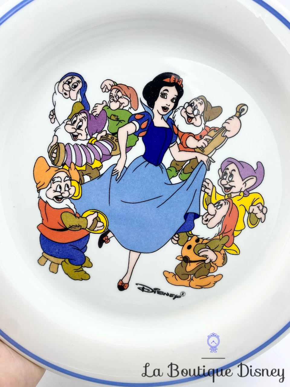 Ensemble Vaisselle Blanche Neige Et Les Sept Nains Disney Quadrifoglio Italy Assiette Tasse Vintage 4 Ensemble Vaisselle Blanche Neige Et Les Sept Nains Disney Quadrifoglio Italy Assiette Tasse Vintage – Image 2