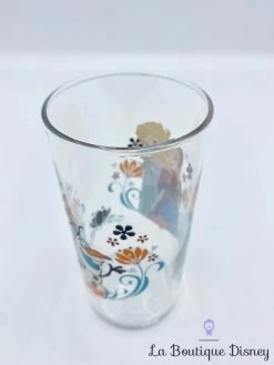 Verre Elsa Anna Olaf La Reine Des Neiges Disney Transparent Fleurs -Poupées Soldes verre anna elsa olaf la reine des neiges disney orange bleu 2