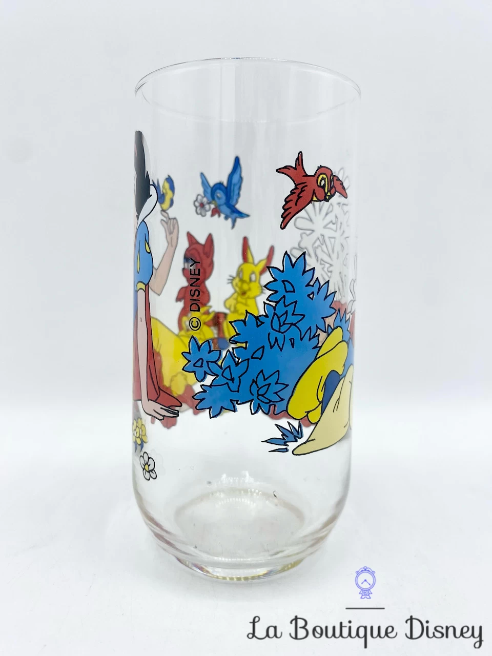 Verre Blanche Neige Et Les Sept Nains Disney Vintage Simplet Animaux 6 Verre Blanche Neige Et Les Sept Nains Disney Vintage Simplet Animaux – Image 4