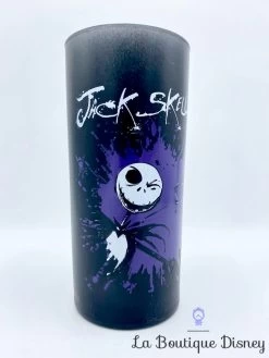 Verre Jack Skellington Disney Store Exclusive L'étrange Noël De Mr Jack Noir Violet -Poupées Soldes verre etrange noel mr jack disney store jack skellington noir violet 2