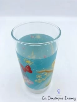 Verre Fée Clochette Disney Peter Pan Fleurs Papillons Bleu -Poupées Soldes verre fee clochette disney bleu peter pan fleurs papillons 4