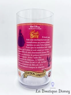 Verre La Belle Et La Bête Walt Disney Les Grands Classiques Édition Limitée Burger King 1995 Vintage -Poupées Soldes verre la belle et la bete edition limitee burker king disney 1995 vintage 5