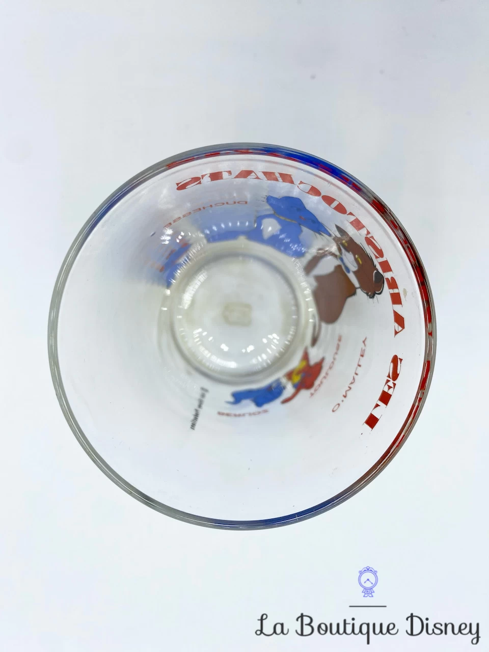 Verre Les Aristochats Walt Disney Productions VMC Reims Vintage Moutarde Chats 7 Verre Les Aristochats Walt Disney Productions VMC Reims Vintage Moutarde Chats – Image 5
