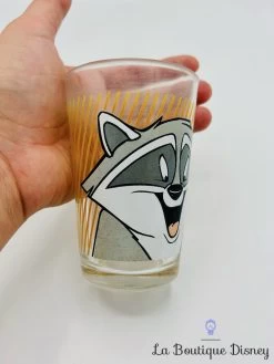 Verre Meeko Pocahontas Disney Vintage Moutarde Raton Laveur -Poupées Soldes verre meeko raton laveur pocahontas disney vintage 5